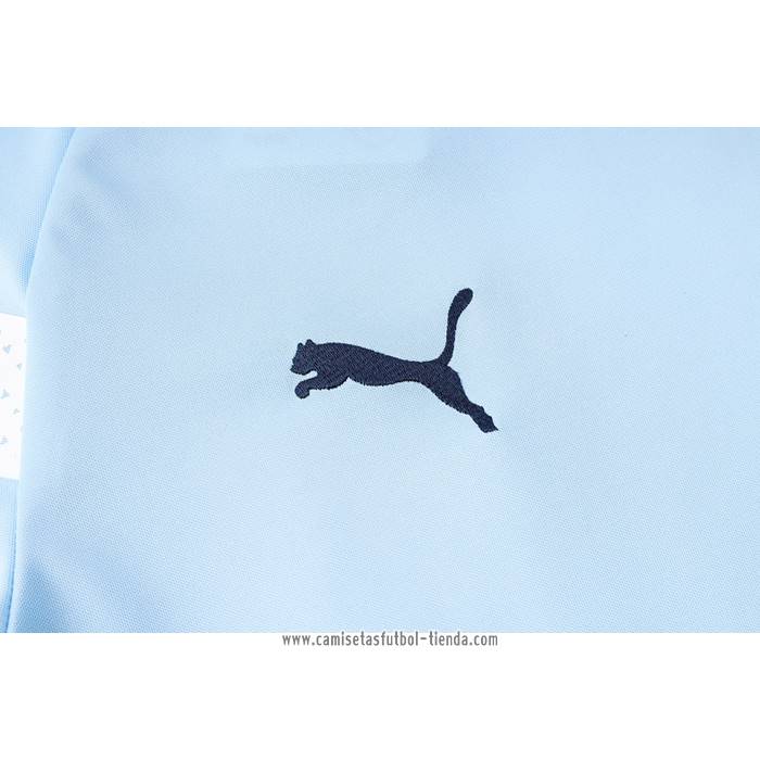 Chandal del Manchester City 2022 2023 Manga Corta Azul